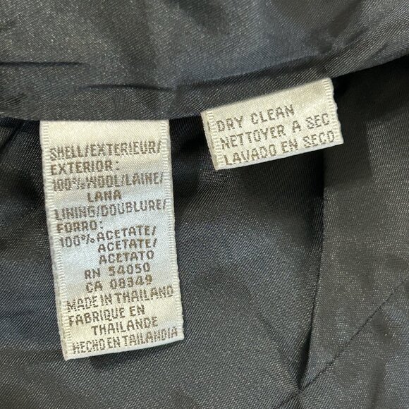 Jones New York Women's Jacket Zip Closure 100% Wool Career Work Office Size 4 - Picture 6 of 8